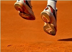 Aufschlag im Tennis