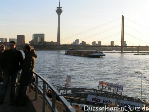 Rheinpanorama in Düsseldorf